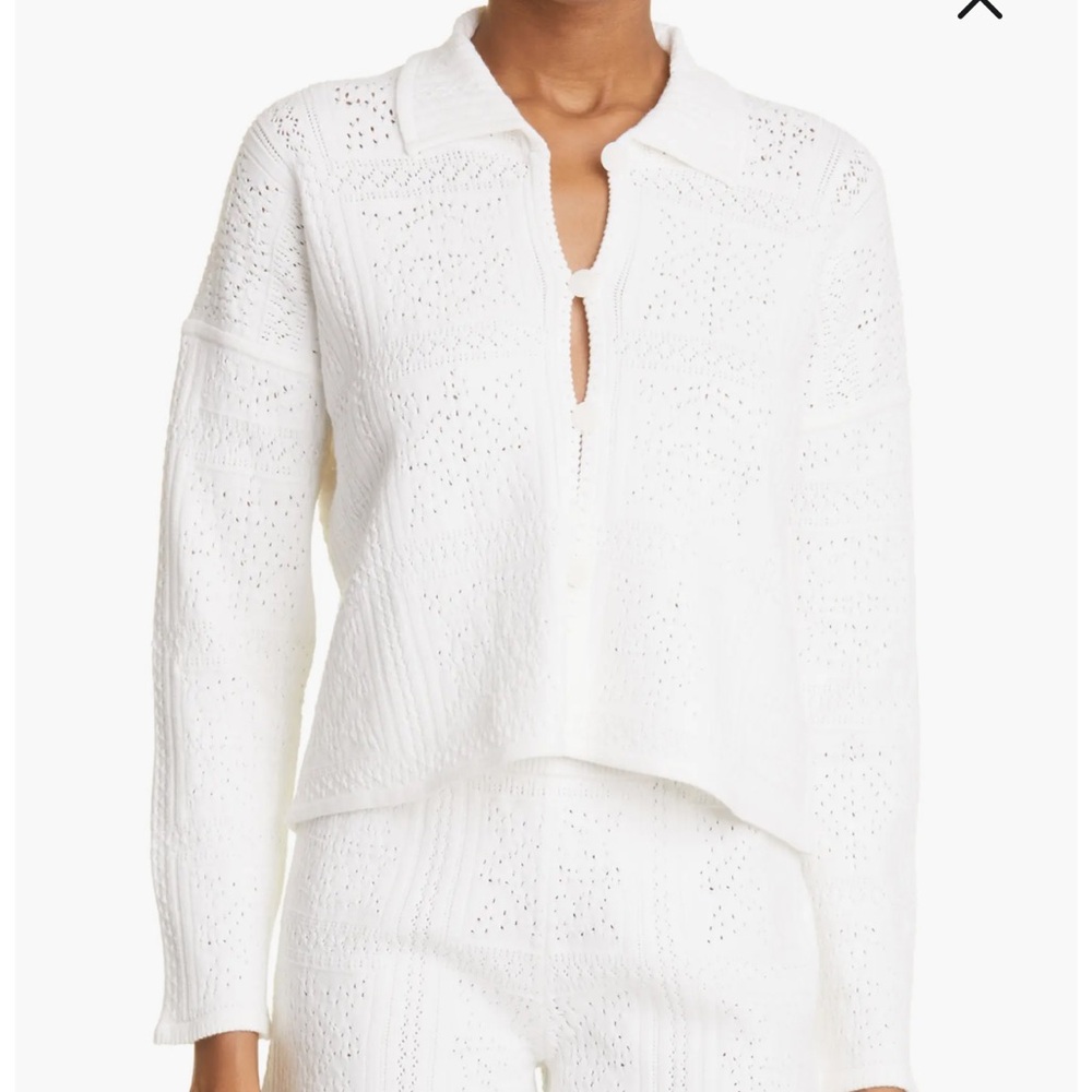 Club Monaco Pointelle Sweater